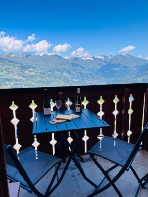 La Plagne Appartement au pied des pistes avec vue Mont Blanc